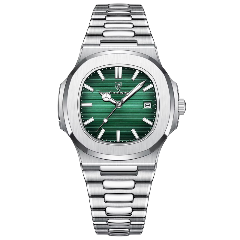 Silver / Green