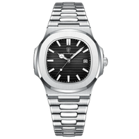 Poedagar Stainless Steel Watch